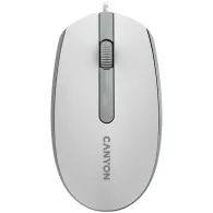 Canyon mouse m-10 wired white grey