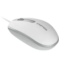 Canyon mouse m-10 wired white grey
