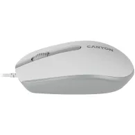 Canyon mouse m-10 wired white grey