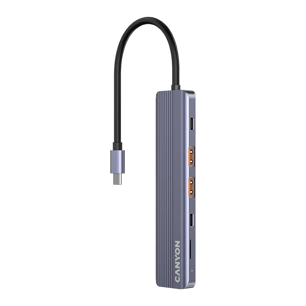 Canyon hub ds-17 6in1 4k usb-c grey