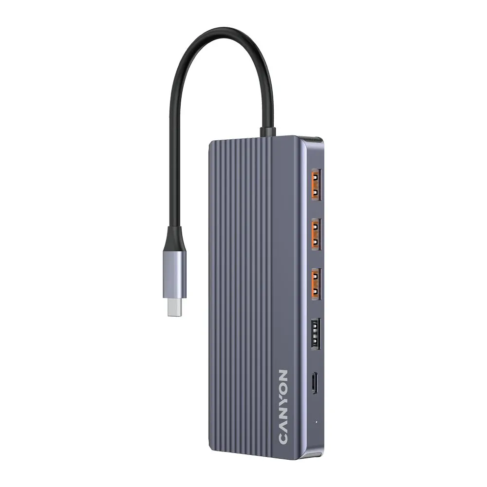 Canyon hub ds-16 13in1 4k usb-c grey