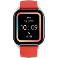 Canyon smart watch chatter sw-58 bt-call silver red