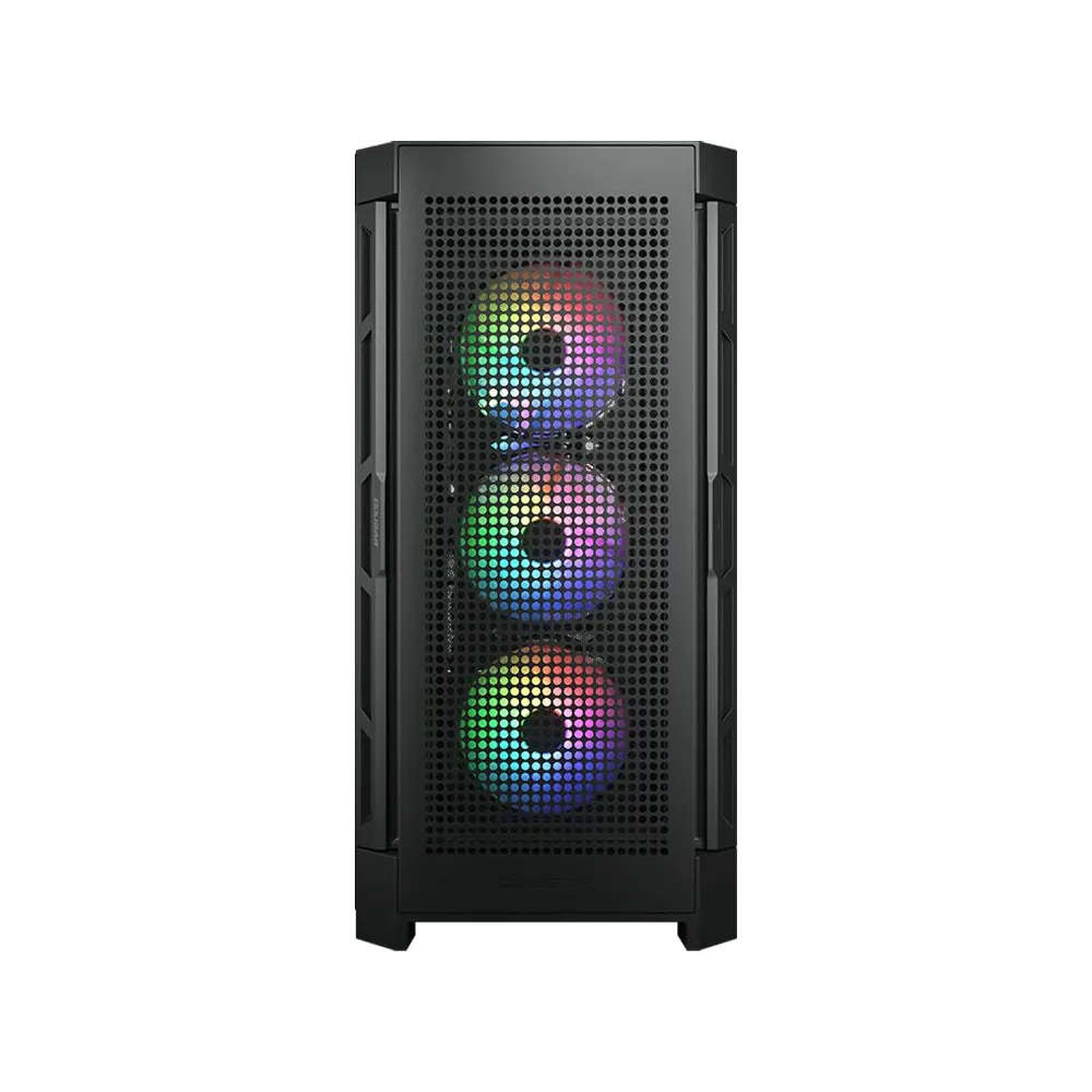 Cougar duoface pro rgb black mid tower 3x 120 argb