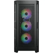 Cougar duoface pro rgb black mid tower 3x 120 argb