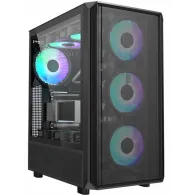 Carcasa gaming serioux vanguard tip middle tower capac superior cu