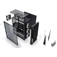 Carcasa gaming serioux rogue tip middle tower mesh si banda