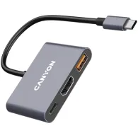 Canyon hub ds-4 3in1 usb-c grey