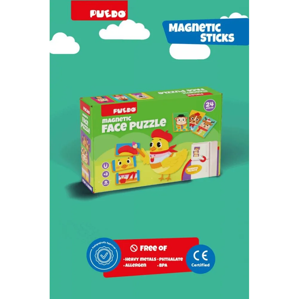Puzzle magnetic cu fete