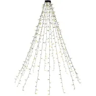 Ghirlanda luminoasa decorativa Goobay, 400 LED-uri, 6W, alb cald, 5m