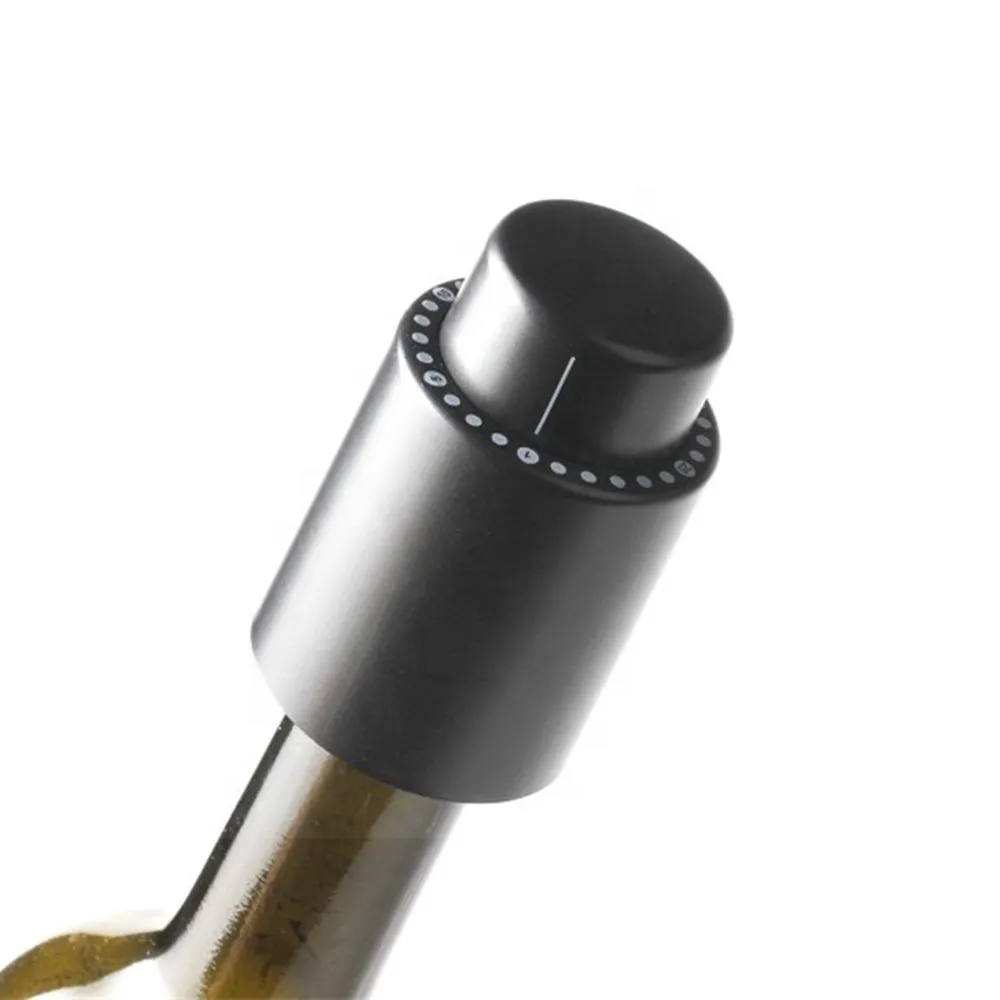 Dop Techsuit pentru sticle de vin (VS07) negru