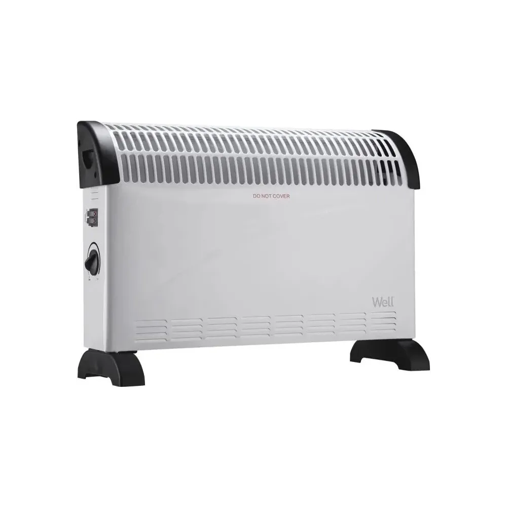 Convector electric Well, 2000W, termostat reglabil, 3 trepte de putere, protectie la supraincalzire