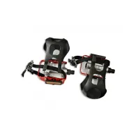 Pedale aluminiu cu ratrape plastic  869lc rama otel  curea nylon