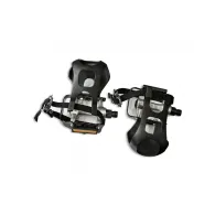 Pedale aluminiu cu ratrape plastic  869lc rama otel  curea nylon