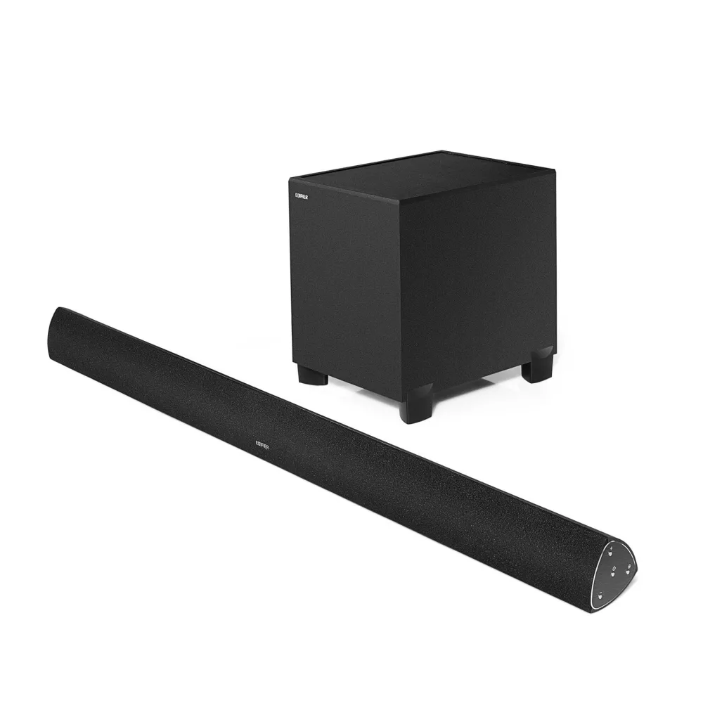Boxe edifier soundbar bluetooth 4.0 rms: 145w (2 x 16w 2 x 19w 1 x 75w) woofer 8 medii 2.75 inalte 0.75 frecv. raspuns 48hz-20kh