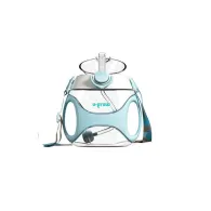 Sticla tritan cu pai si curea  330 ml  blue u-grow