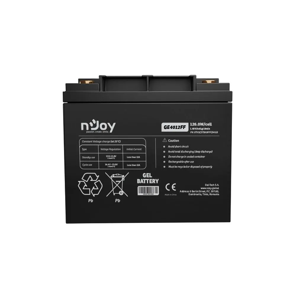 nJoy GE4012FF VRLA GEL 12 V