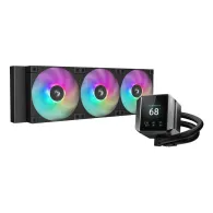 DeepCool MYSTIQUE 360 ARGB Procesor Răcire lichidă all-in-one 12 cm Negru 1 buc.