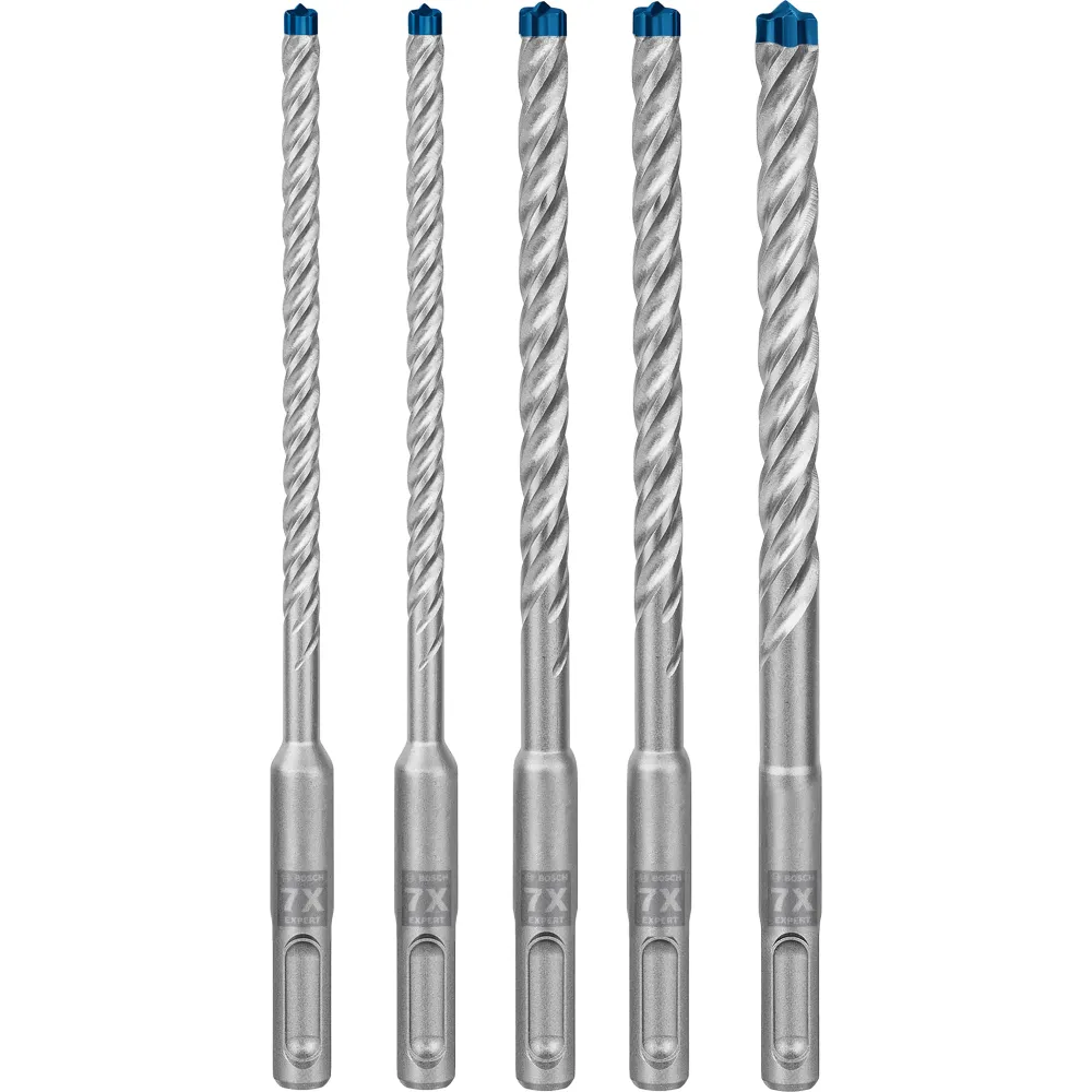 Bosch set 5 burghie expert sds plus-7x 6/8/10mm