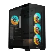 GIGABYTE C500 PANORAMIC STEALTH Midi Tower Negru