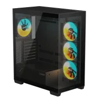 GIGABYTE C500 PANORAMIC STEALTH Midi Tower Negru