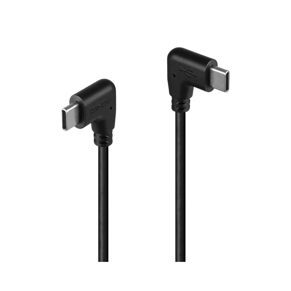 Lindy 32009 cabluri USB USB 2.0 1 m USB C Negru
