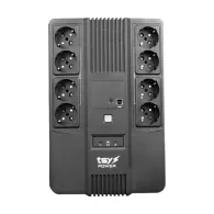 Ups tsy power 1000va/600w led line interactive 8 x