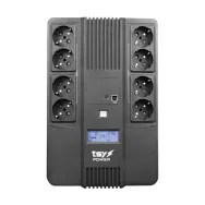 Ups tsy power 1000va/600w lcd line interactive 8 x