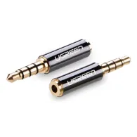 Ugreen 20502 adaptor mufă cablu 2.5 mm 3.5 mm Negru