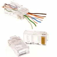 Mufa RJ45 UTP Spacer, cat5e, passthrough, 100buc/punga