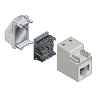 Dispozitiv conectare jack-uri Schneider Infraplus, negru