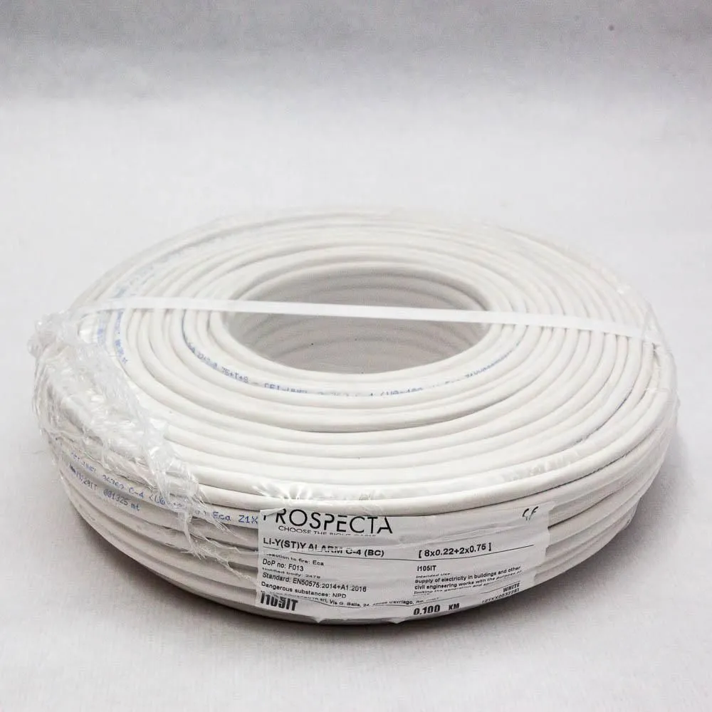 Cablu alarma 8 x 0.22 + 2 x 0.75 premium