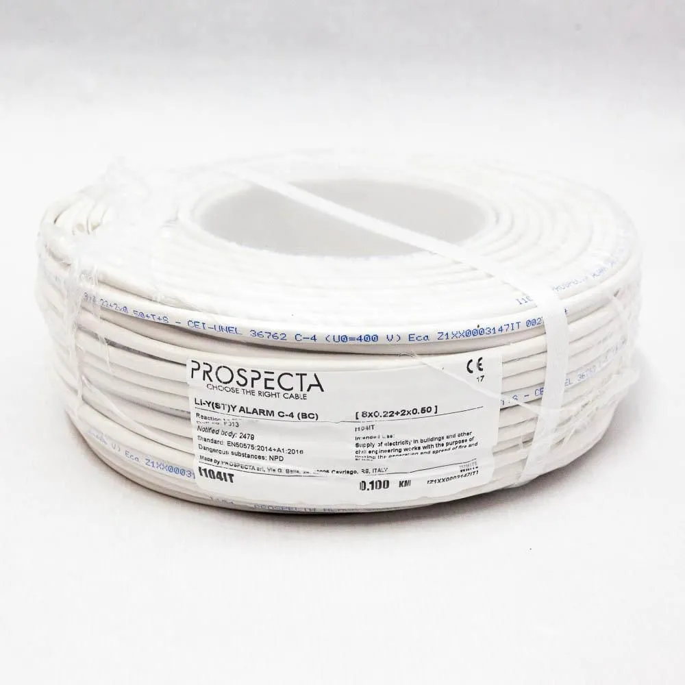 Cablu alarma 8 x 0.22 + 2 x 0.50 premium