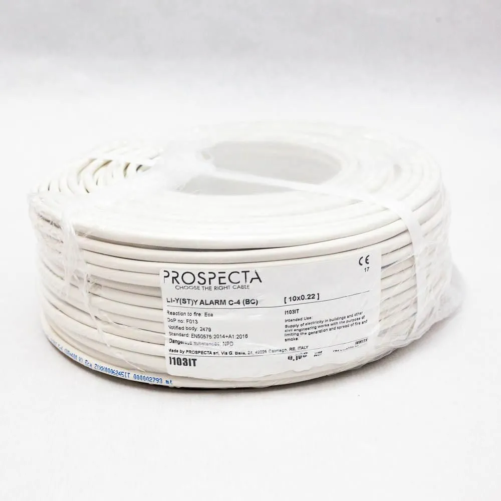 Cablu alarma 10 x 0.22 premium cupru 100% cod: i103it