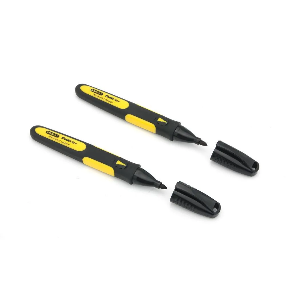 Stanley 0-47-312 set 2 markere negre fatmax perman