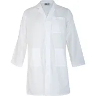 Halat de protectie din tercot alb 150gr/mp marime m