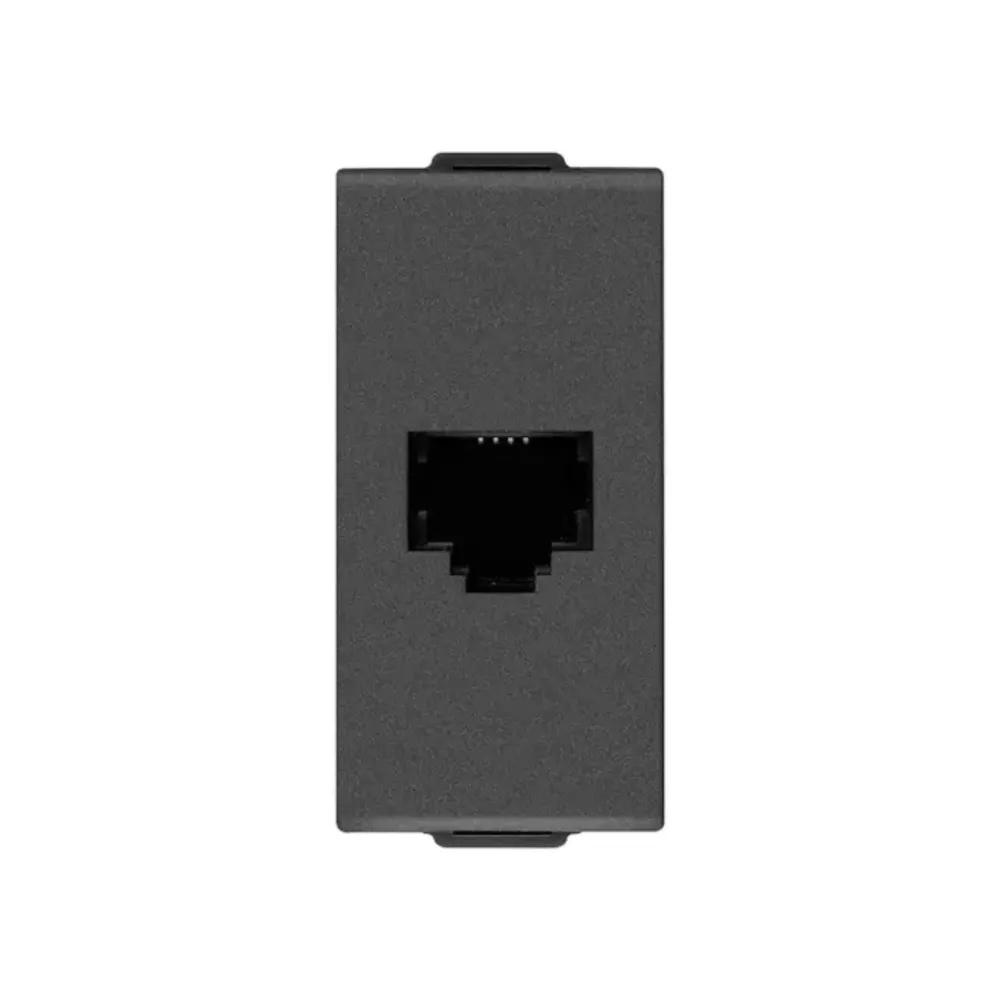 Vimar priza modulara telefon rj11 negru