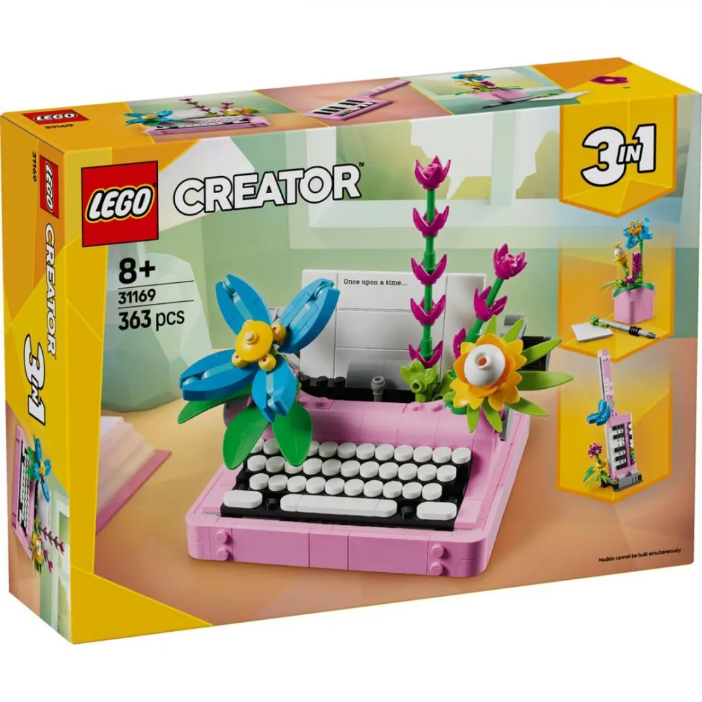 Masina de scris cu flori lego 31169