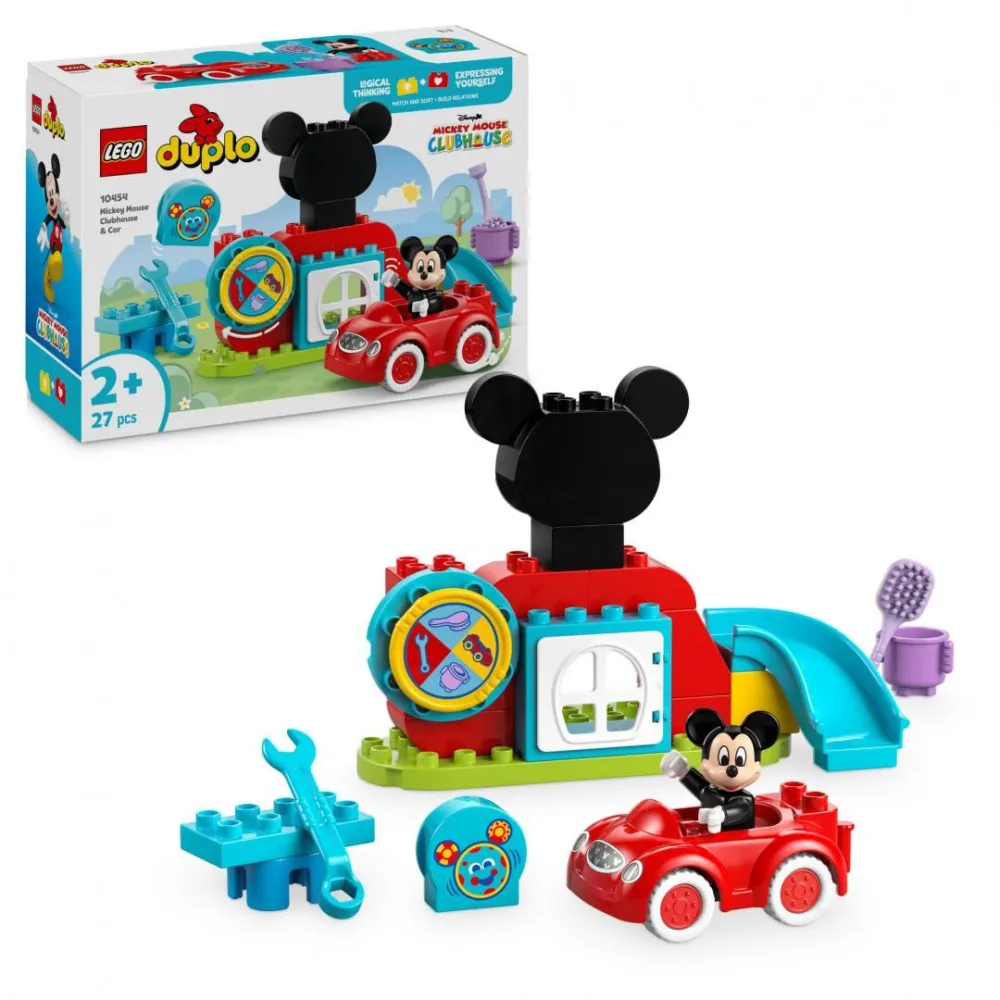 Mickey m.loc de joaca&masina lego 10454