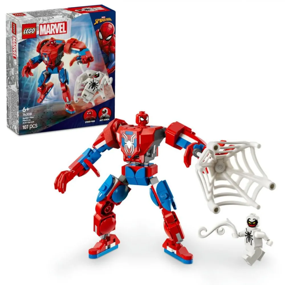 Robot spiderman vs. anti-venomlego76308