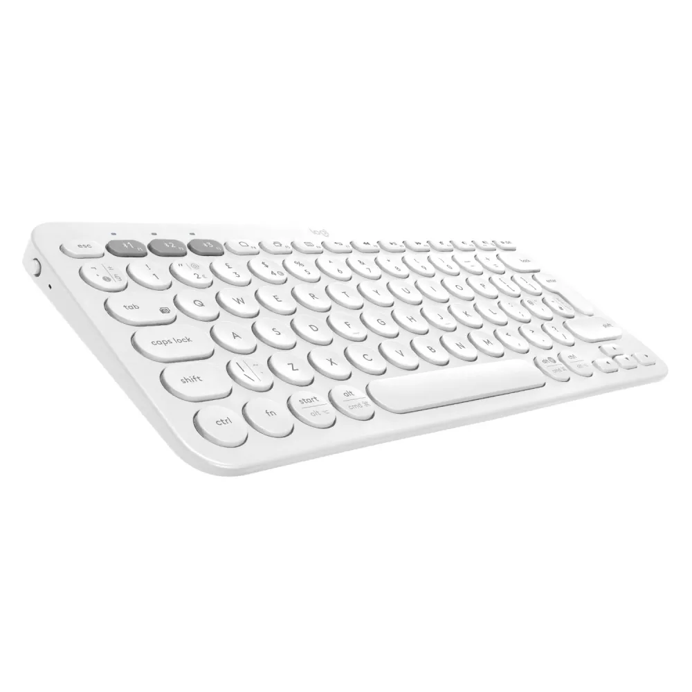 Logitech K380 Multi-Device Bluetooth® Keyboard tastaturi QZERTY Englez Alb Logitech - 1
