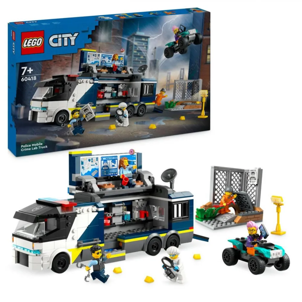 Lab. mobil de criminalistica lego 60418