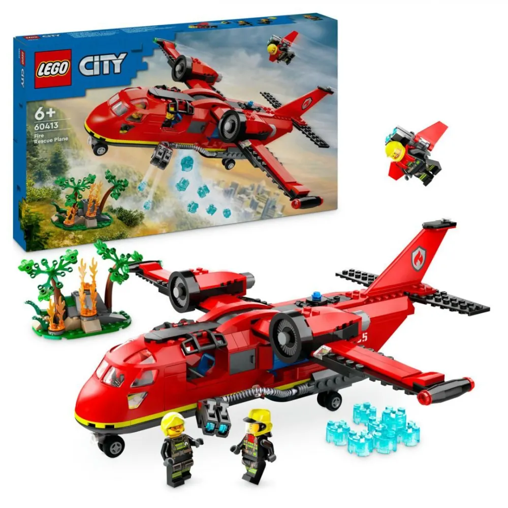Lego® city 60413 avion de pompieri
