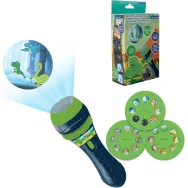 Lanterna cu proiector dinozaur