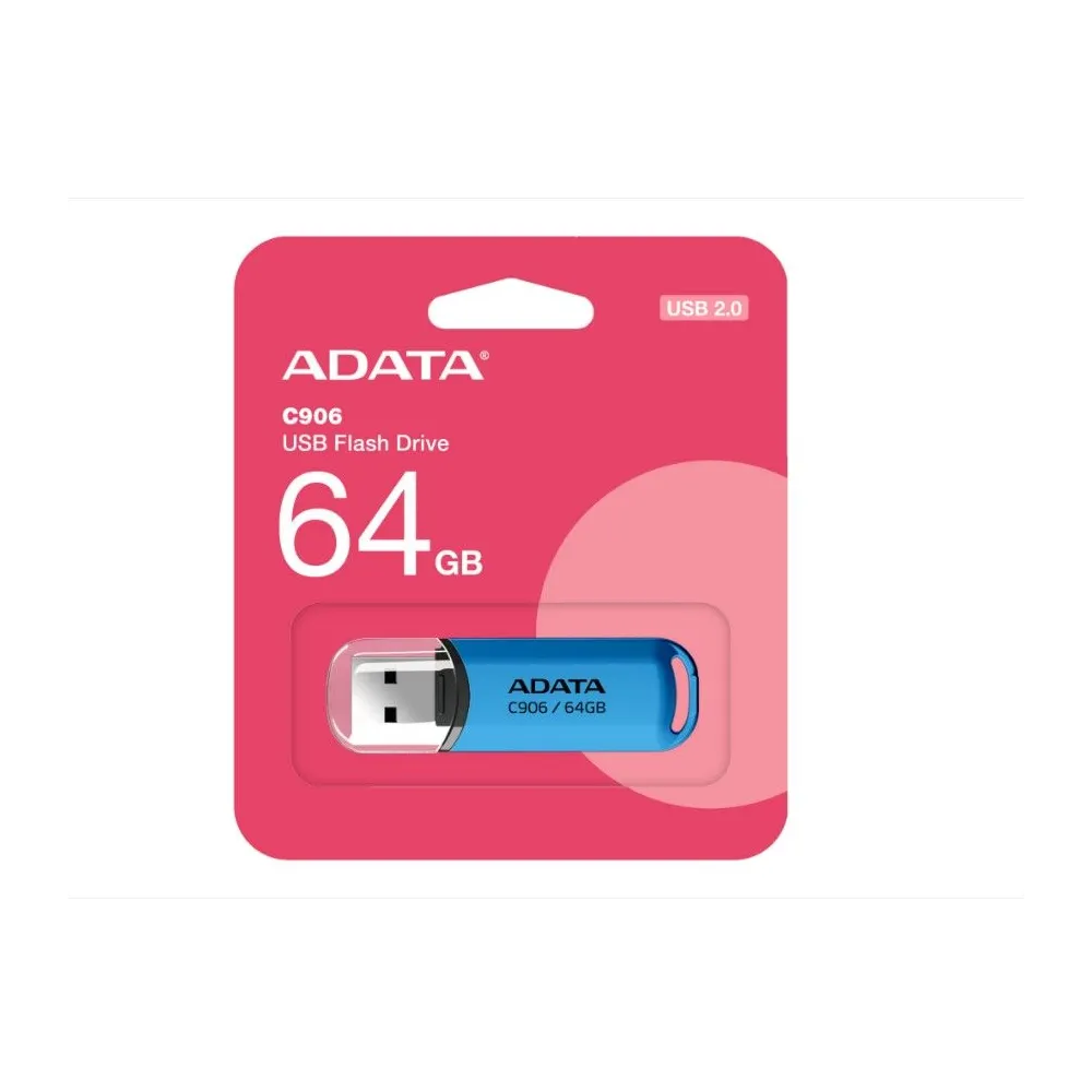 Stick Memorie A-Data C906, 64GB, USB 2.0, Blue