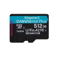 Kingston Technology Canvas Go! Plus 512 Giga Bites MicroSD UHS-I Clasa 10