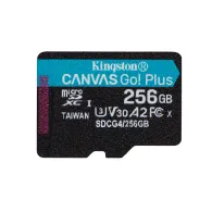 Kingston Technology Canvas Go! Plus 256 Giga Bites MicroSD UHS-I Clasa 10