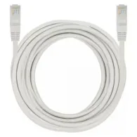 Patch cord utp Spacer, cat6, cupru-aluminiu, 5m, alb