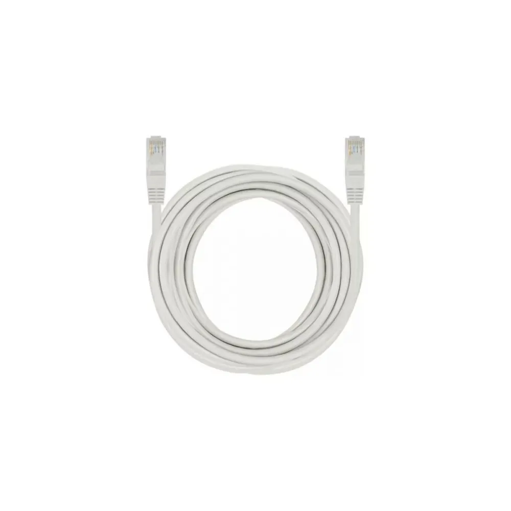 Patch cord utp Spacer, cat6, cupru-aluminiu, 5m, alb