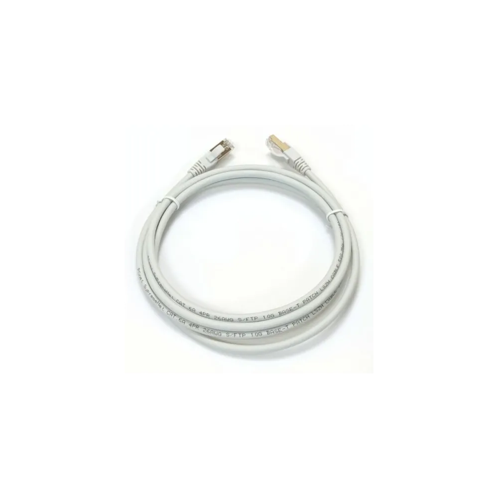 Patch cord utp Spacer, cat6, cupru-aluminiu 7.5m alb