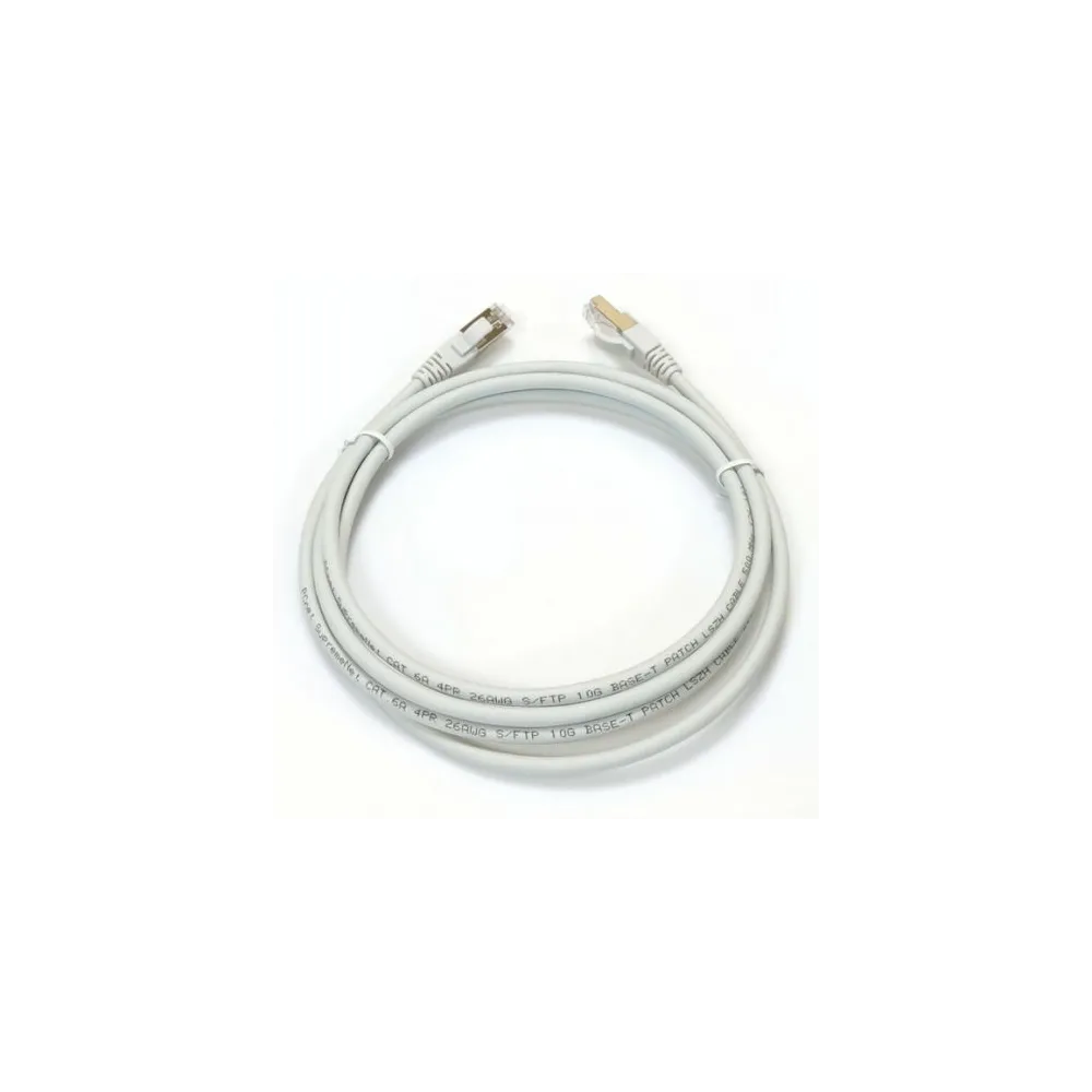 Patch cord s/ftp spacer cat6 cupru-aluminiu 5m, alb